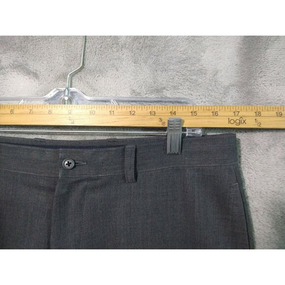 J Crew Dress Pants Mens 34x32 Gray Wool Blend Classic Fit Stretch Preppy - Picture 3 of 11